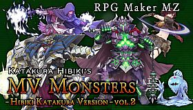 RPG Maker MZ - MV Monsters HIBIKI KATAKURA ver Vol 2