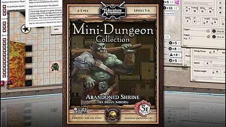 Fantasy Grounds - Mini-Dungeon #006: Abandoned Shrine (5E) DLC