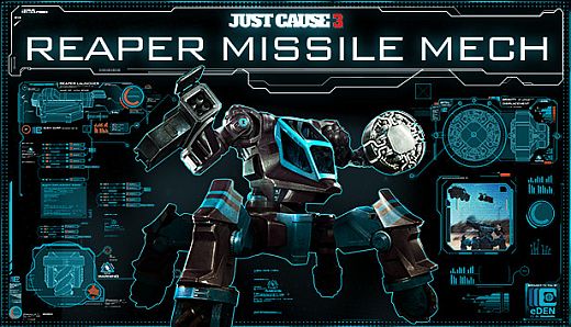 Just Cause 3 DLC: Reaper Missile Mech