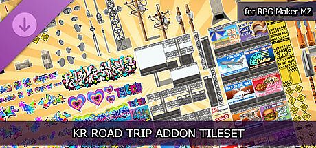 RPG Maker MZ - KR Road Trip Addon Tileset DLC