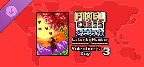 Pixel Cross Stitch - Valentine's Day Pack 3 DLC