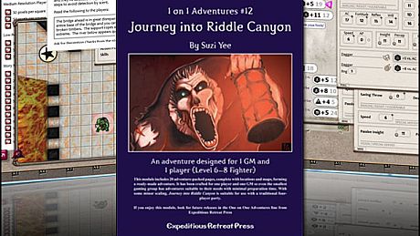 Fantasy Grounds - 1 on 1 Adventures #12: Journey into Riddle Canyon (PFRPG) DLC