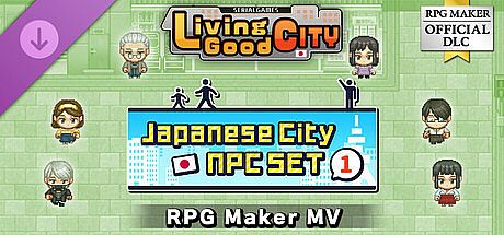 RPG Maker MV - SERIALGAMES LivingGoodCity Japanese City NPC SET 1 DLC