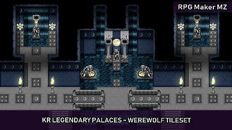 RPG Maker MZ - KR Legendary Palaces - Werewolf Tileset DLC
