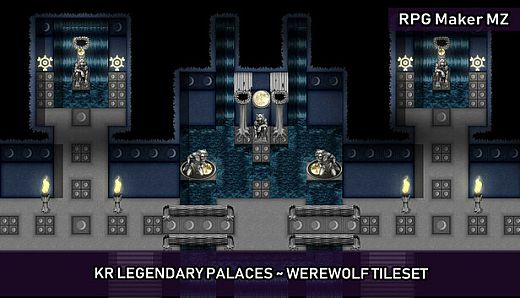 RPG Maker MZ - KR Legendary Palaces - Werewolf Tileset