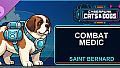 Cyberpunk Cats & Dogs - Combat Medic (Saint Bernard)