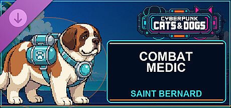 Cyberpunk Cats & Dogs - Combat Medic (Saint Bernard) DLC
