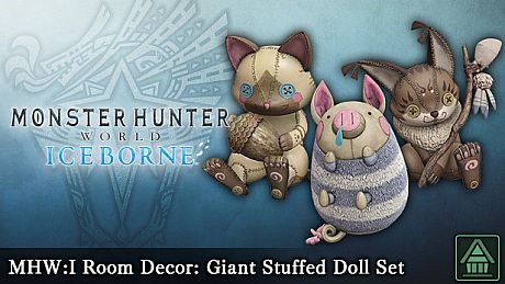 Monster Hunter World: Iceborne - MHW:I Room Decor: Giant Stuffed Doll Set DLC