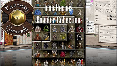 Fantasy Grounds - Iron Heroes Counter Collection (Token Pack) DLC