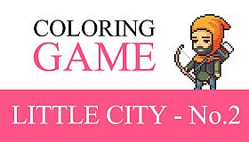 Coloring Game: Little City - No.2