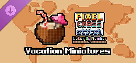 Pixel Cross Stitch - Vacations Miniatures Pack DLC