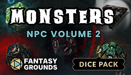 Fantasy Grounds - Monsters NPC Dice Pack Volume 2