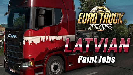 Euro Truck Simulator 2 - Latvian Paint Jobs Pack DLC