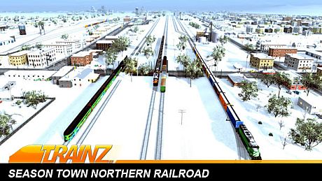 Trainz 2019 DLC: Season Town Northern Rail Road Route DLC