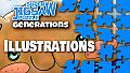 Super Jigsaw Puzzle: Generations - Illustrations