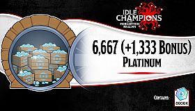 Idle Champions of the Forgotten Realms - 6,667 (+1,333 Bonus) Platinum