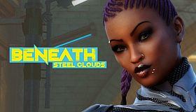 Beneath steel clouds