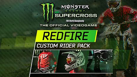 Monster Energy Supercross - Redfire Custom Rider Pack DLC