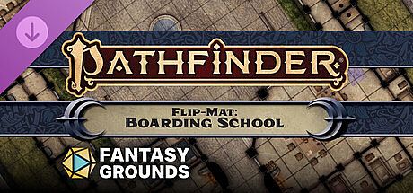 Fantasy Grounds - Pathfinder RPG - Pathfinder Flip-Mat: Boarding School