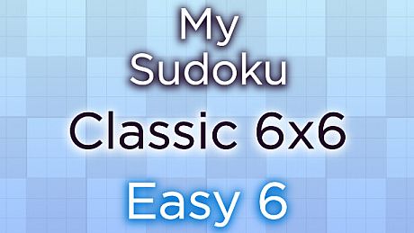 My Sudoku - Classic 6x6 Easy 6 DLC