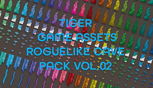 TIGER GAME ASSETS ROGUELIKE CAVE PACK VOL.02