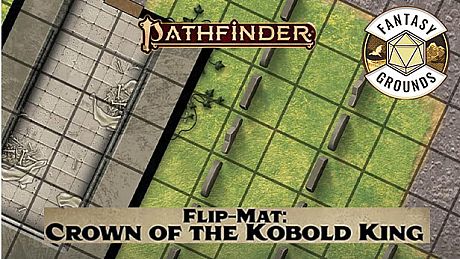 Fantasy Grounds - Pathfinder RPG - Pathfinder Flip-Mat - Crown of the Kobold King DLC