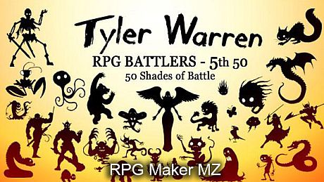 RPG Maker MZ - Tyler Warren RPG Battlers - 5th 50 DLC