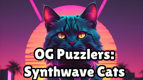 OG Puzzlers: Synthwave Cats Game