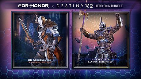 Violet King & Crucible Lord - Hero Skin Bundle - FOR HONOR DLC