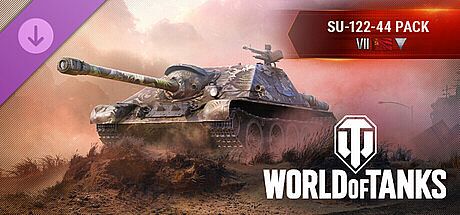 World of Tanks — SU-122-44 Pack (VII Soviet Tank Destroyer)