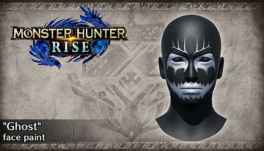 Monster Hunter Rise - "Ghost" face paint