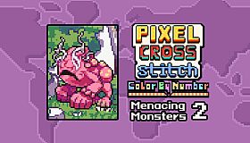 Pixel Cross Stitch - Menacing Monsters Pack 2