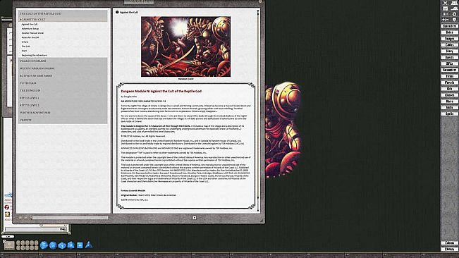 Fantasy Grounds - D&D Classics: N1 Against the Cult of the Reptile God (2E)