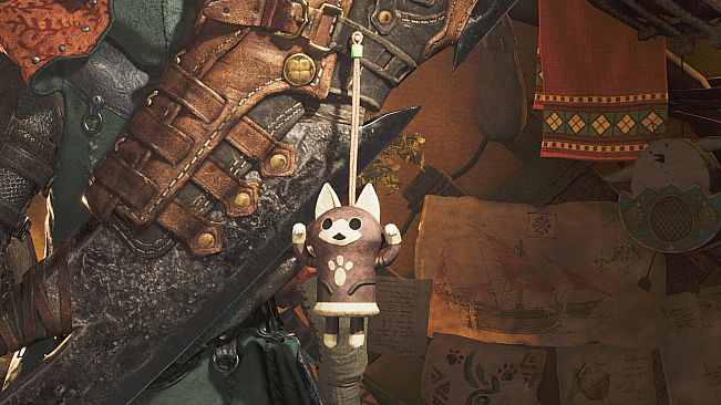 Monster Hunter Wilds - Pendant: Dancing Black Cat