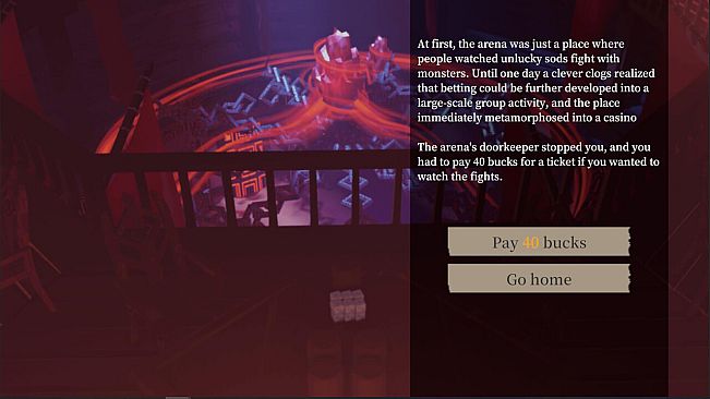 A guard walks into a tavern