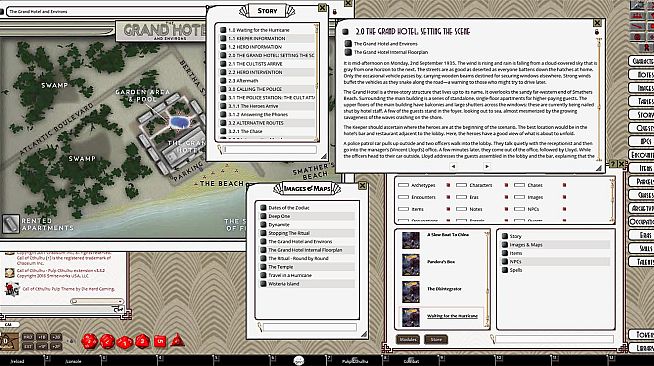 Fantasy Grounds - Pulp Cthulhu (CoC7E)