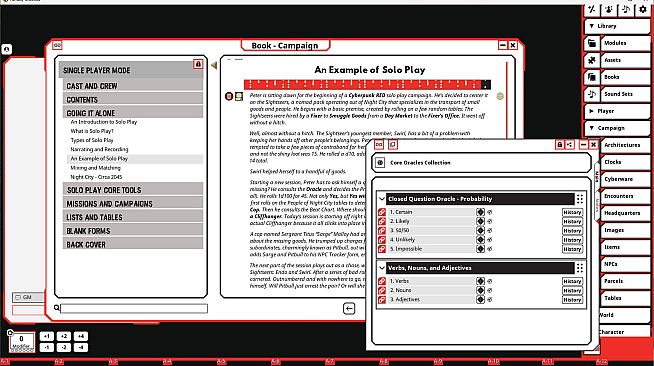 Fantasy Grounds - Cyberpunk RED - Single Player Mode