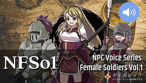 Visual Novel Maker - NPC Female Soldiers Vol.1