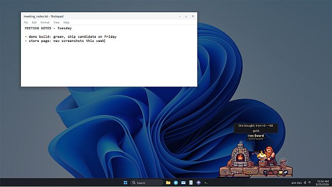 My Desktop Dwarf: Taskbar Forge