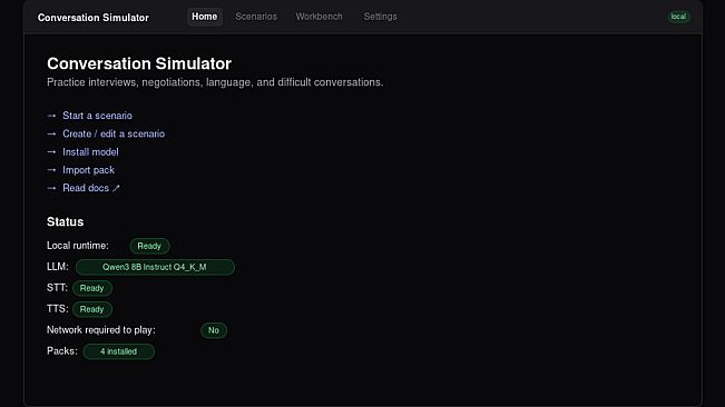 Conversation Simulator