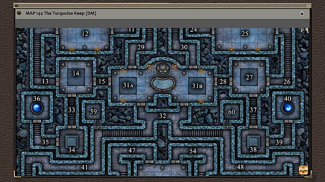 Fantasy Grounds - Paths to Adventure: The Adamant Keeps (Map Pack)