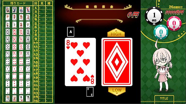 HIGH & LOW ~ Aim! 26 consecutive wins! Road to 5,000 trillion yen ~