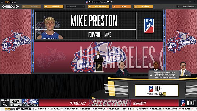 Draft Day Sports: Pro Basketball 2024