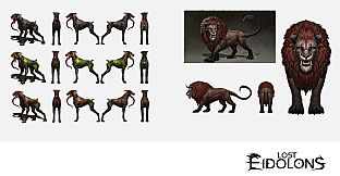 Lost Eidolons - Artbook & World Map