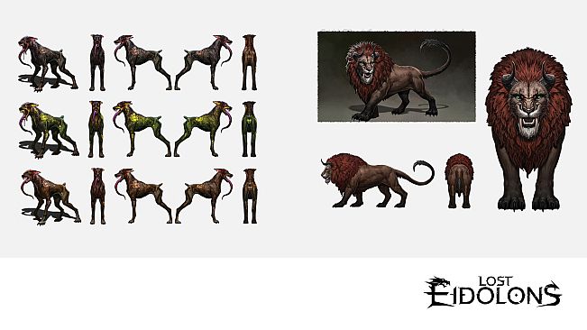 Lost Eidolons - Artbook & World Map