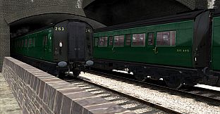 TS Marketplace: Maunsell 59ft Low Window Corridor Coach Pack BR Green