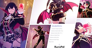 KurtzPel - Halloween Vampire Costume Set