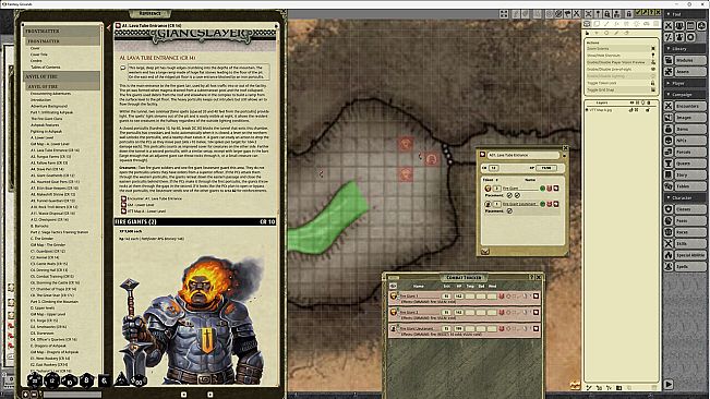 Fantasy Grounds - Pathfinder RPG - Giantslayer AP 5: Anvil of Fire