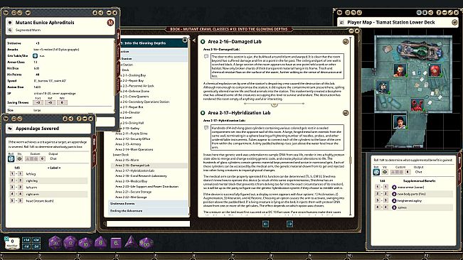 Fantasy Grounds - Mutant Crawl Classics #13: Into The Glowing Depths