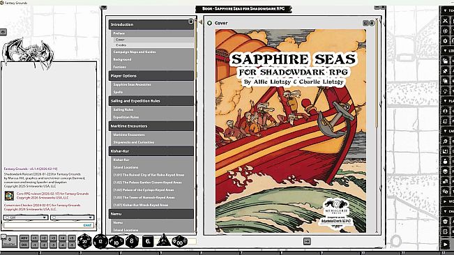 Fantasy Grounds - Sapphire Seas for Shadowdark RPG